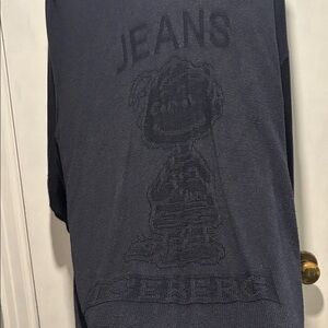 ICEBERG x Peanuts Charlie Brown short sleeve sweater vintage